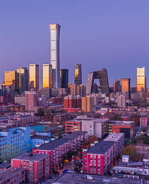 Beijing Skyline at Sunset, China : r/CityPorn