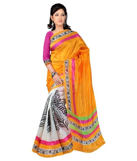 Payal Sarees Multicoloured Art Silk Saree - Buy Payal Sarees Multicoloured Art Silk Saree Online ...