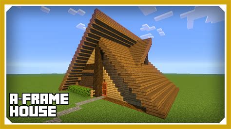 Minecraft: How To Build An A Frame House Tutorial (Easy Survival ...