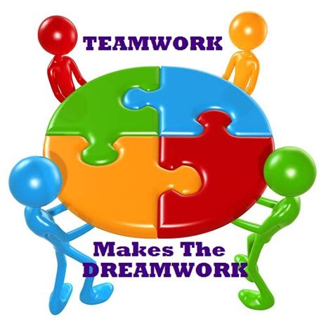 Teamwork Dreamwork Quotes. QuotesGram