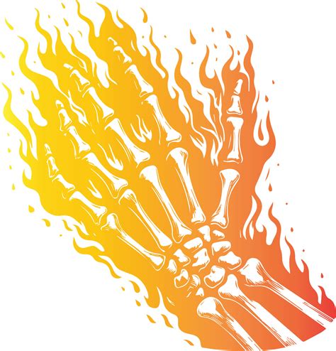 Fire Hand Vector 36718165 Vector Art at Vecteezy