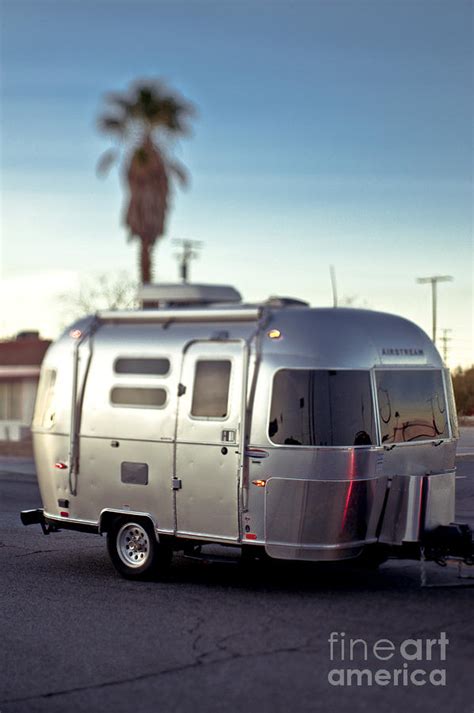 Silver Travel Trailer Photograph by Eddy Joaquim