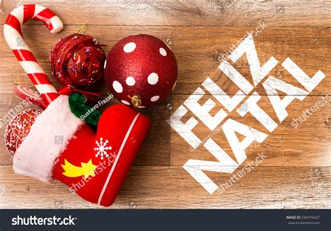 Merry Christmas (In Portuguese) Stock Photo 534476647 : Shutterstock