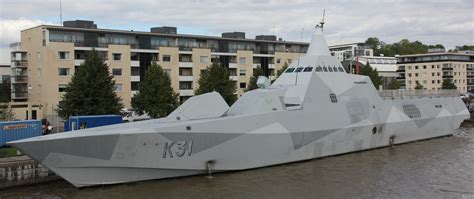 K31 HSwMS Visby Corvette Royal Swedish Navy Svenska Marinen