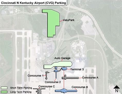 Cvg Parking Map