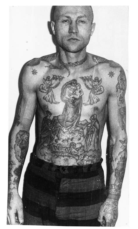 Retronaut - 1960s-1980s: Russian Criminal Tattoo Police Files | Russian prison tattoos, Russian ...