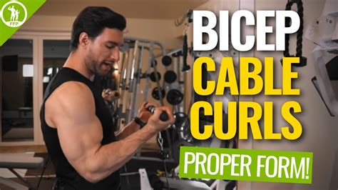 Bicep Cable Curls With Rope - storycog