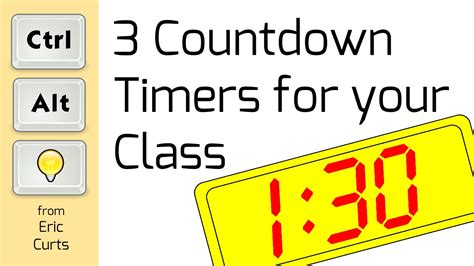 Countdown Timers for your Classroom - YouTube