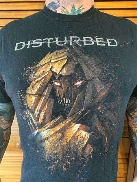 2016 DISTURBED Immortalized Tour Shirt Unisex T Shirt… - Gem