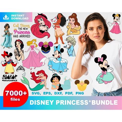 7000 files Disney Princess svg,Disney Princess bundle svg - Inspire Uplift