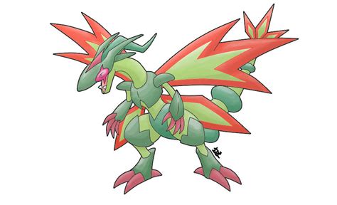 Pokemon Insurgence - Mega Flygon by Kudjulu on DeviantArt