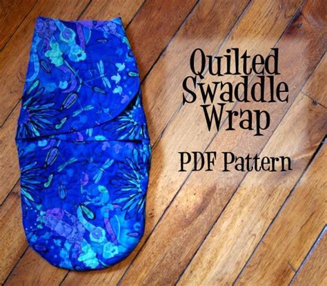 Quilted Baby Swaddle Wrap PDF Pattern Instant by TheBilasShop