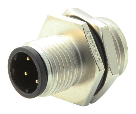 M12D-04PMMS-SH8001 Amphenol Ltw, Sensor Connector, 4 Pole, M12 | Farnell UK