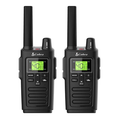 Cobra RX385 Walkie Talkie - Rugged Water Resistant and up to 32 Mile Range - Walmart.com ...