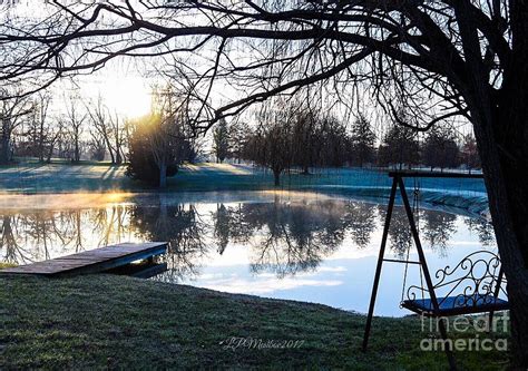 Frosty Morning Sunrise Photograph by Linda Mesibov - Fine Art America