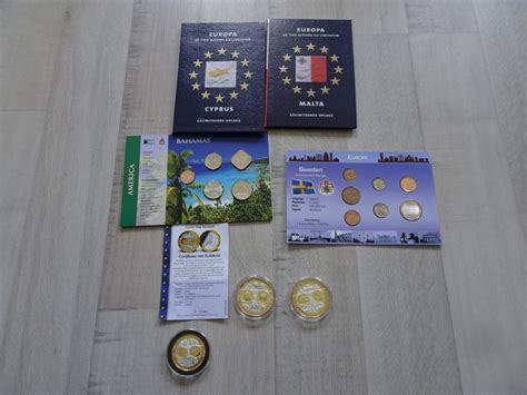 World - Various coin sets (4 pieces) + various coins (3 - Catawiki