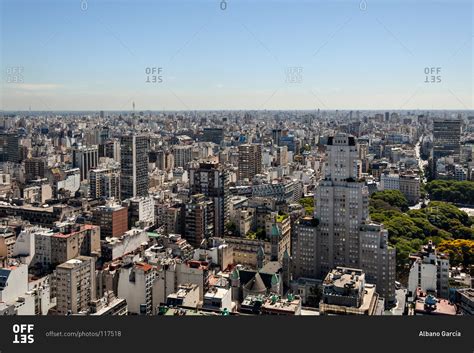 Aerial view of Retiro neighborhood in Buenos Aires, Argentina stock ...