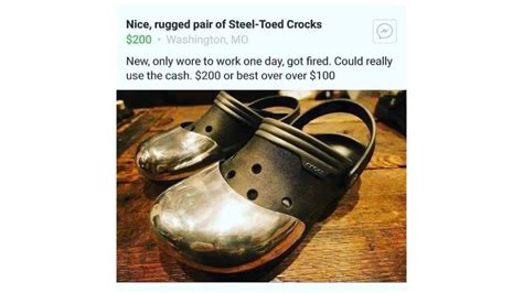 Thanks, I hate steel toe crocs : r/TIHI