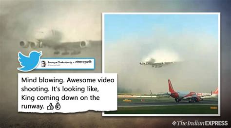 Emirates’ aircraft makes majestic landing, leaves netizens impressed ...