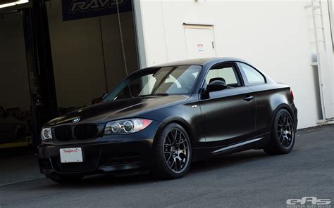 Satin Black BMW E82 135i Actually Looks Good