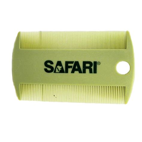 Double-Sided Safari Plastic Flea Comb
