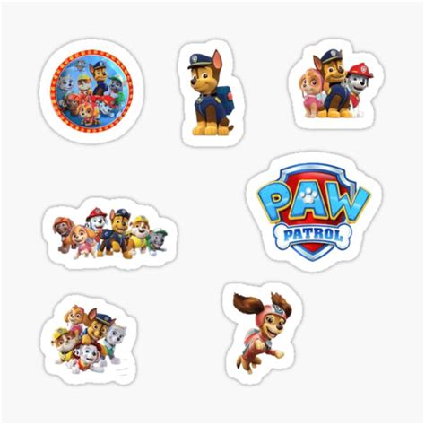 "Paw Patrol Logo Stickers PACK" Sticker for Sale by madraso | Redbubble