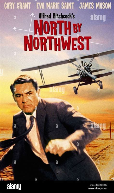 NORTH BY NORTHWEST Movie Poster MGM 1959. Directed by Alfred Hitchcock ...