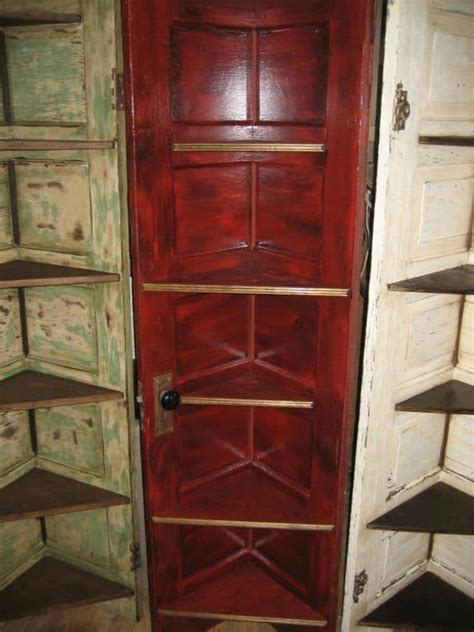 Corner Shelves From Old Doors • Recyclart