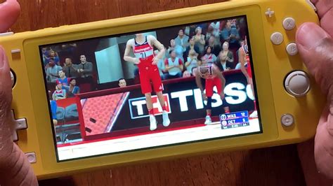 NBA 2K20 on the Nintendo Switch Lite - YouTube