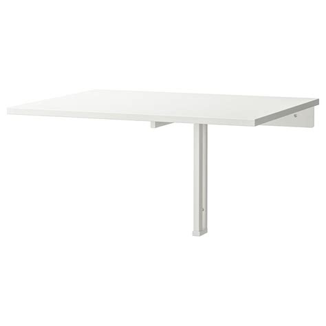 NORBERG white, Wall-mounted drop-leaf table - IKEA | Mesas plegables pared, Mesa montada en ...