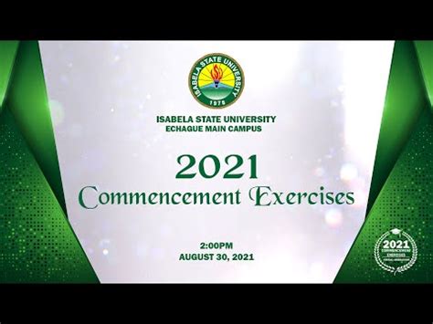 Isabela State University Echague Campus Virtual Graduation 2021 - YouTube