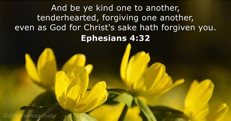 Ephesians 4:32 - Bible verse (KJV) - DailyVerses.net