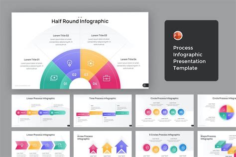 Process Infographic Powerpoint Template Incl. process & step - Envato ...