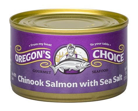 Alder Smoked Chinook Salmon 6 oz. (Single Can)