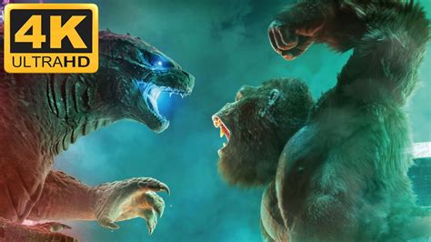 godzilla vs kong best fight scenes 4k - YouTube