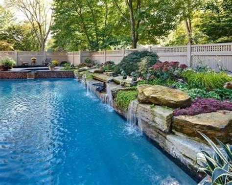 bestbackyardsaround.org | Backyard pool, Pool waterfall, Swimming pools backyard