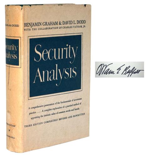 Security Analysis. - Raptis Rare Books | Fine Rare and Antiquarian First Edition Books for Sale