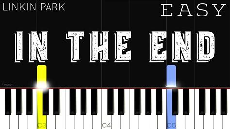 in the end piano tab - Loria Alley