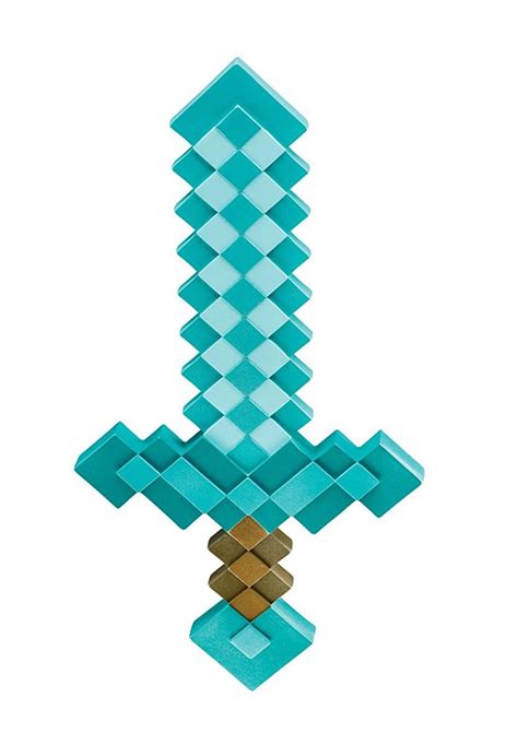 Minecraft 20 inch Plastic Costume Sword for Cosplay or Roleplay - ToyHo.com