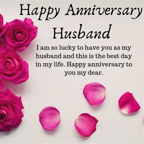 Romantic Wedding Anniversary Status for Husband (Hubby)