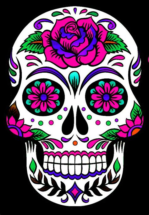 Pin by dale color cl on Screenshots | Skull wallpaper, Sugar skull drawing, Sugar skull painting