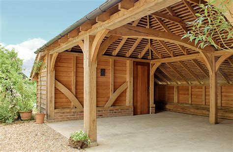 2 Bay Oak Framed Garage in Traditional Style - Traditional - Garage - Sussex - by The Classic ...