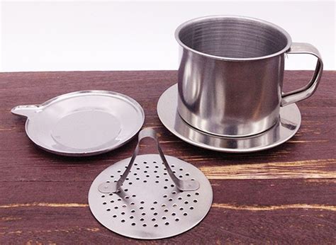 Stainless Steel Vietnamese Style Coffee Drip Filter Infuser Coffee ...