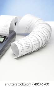 Desktop Calculator Paper Roll Stock Photo 40146700 | Shutterstock