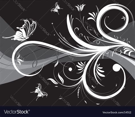 Floral design Royalty Free Vector Image - VectorStock , #Aff, #Royalty, #design, #Floral, #Free ...