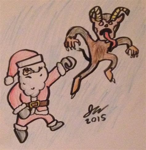 Santa vs Krampus by lagalot13 on Newgrounds