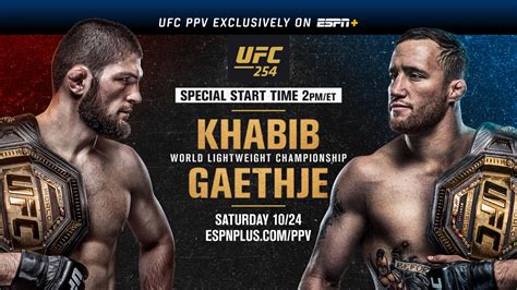 Watch UFC 254: Khabib Gaethje Streaming Online Hulu, 50% OFF