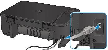 Canon : PIXMA Manuals : MG3500 series : Connecting the Machine to the Computer Using a USB Cable