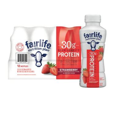 Fairlife Nutrition Plan Strawberry, 30g Protein Shake (11.5 fl. oz., 12 pk.) - Walmart.com