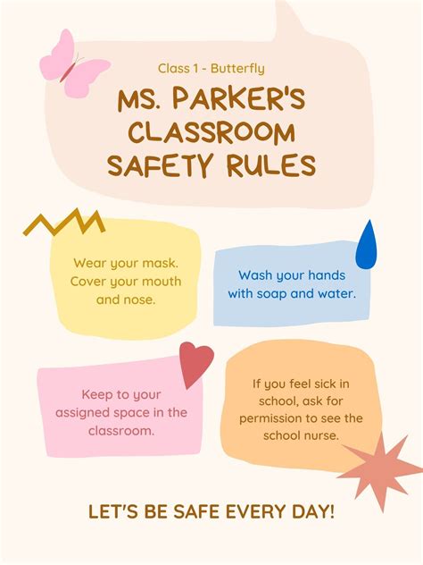 Health And Safety Poster Template